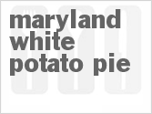 Maryland White Potato Pie