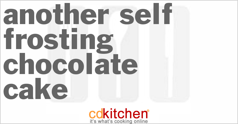 Another Self Frosting Chocolate Cake - CDKitchen.com