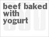 recipe for beef baked with yogurt