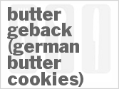 recipe for butter geback (german butter cookies)