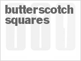 recipe for butterscotch squares
