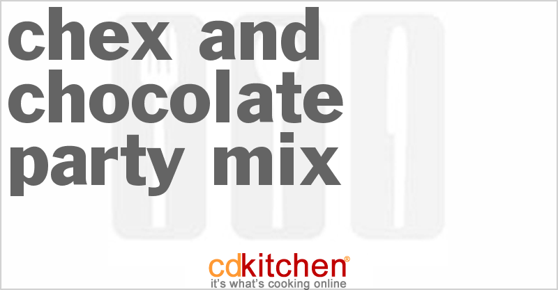 Chex and Chocolate Party Mix - CDKitchen.com
