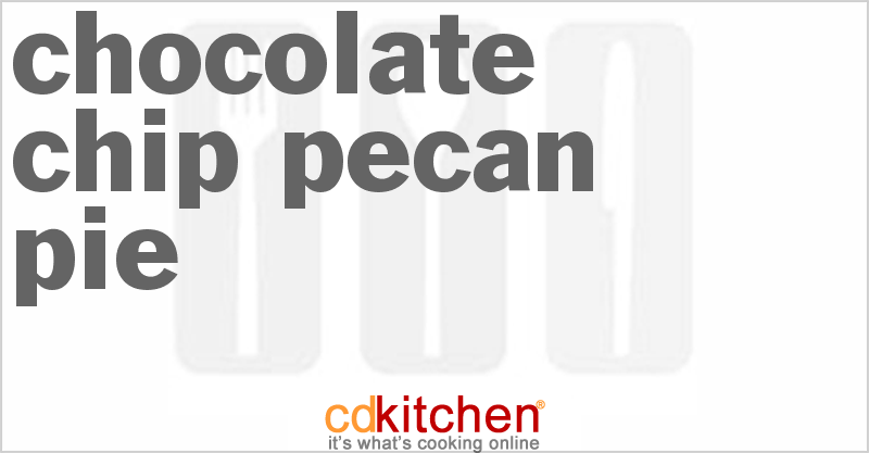 Chocolate Chip Pecan Pie - CDKitchen.com