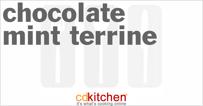 Chocolate Mint Terrine - CDKitchen.com