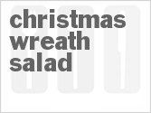recipe for christmas wreath salad