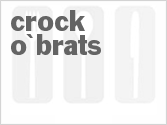recipe for crock o'brats