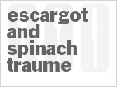 recipe for escargot and spinach traume