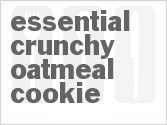recipe for essential crunchy oatmeal cookie