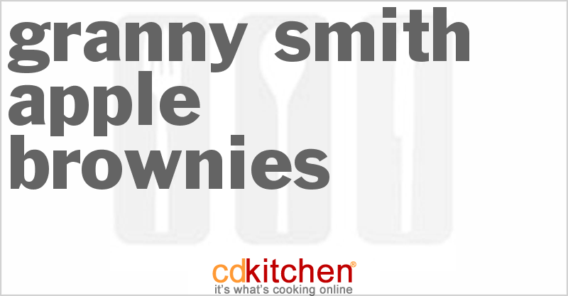 Granny Smith Apple Brownies - CDKitchen.com