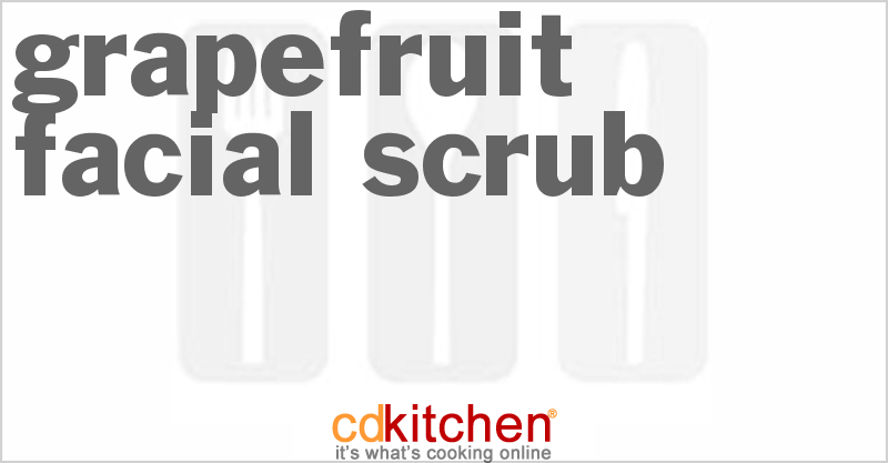 Grapefruit Facial Scrub - CDKitchen.com