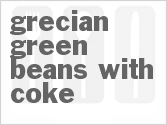 recipe for grecian green beans with coke