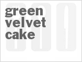 recipe for green velvet cake