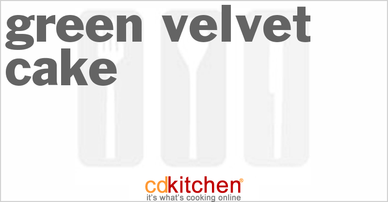 Green Velvet Cake - CDKitchen.com