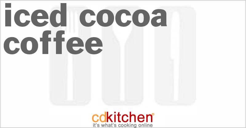Iced Cocoa-Coffee - CDKitchen.com