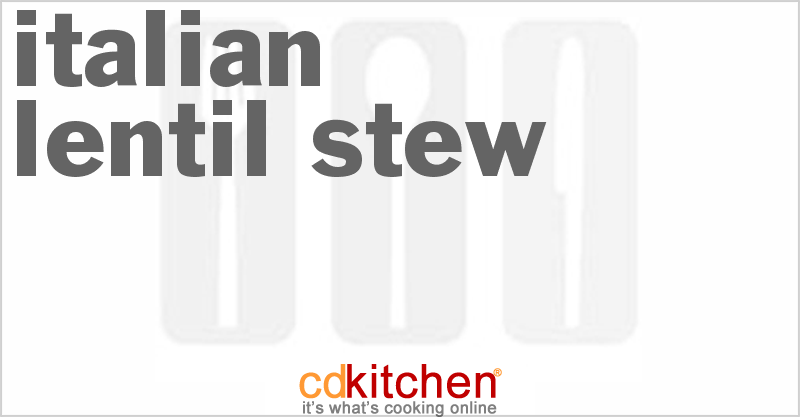 Italian Lentil Stew - CDKitchen.com