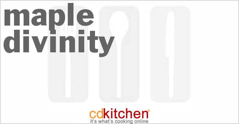 Maple Divinity - CDKitchen.com