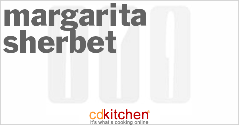 Margarita Sherbet - CDKitchen.com