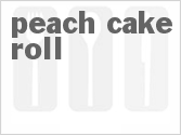 recipe for peach cake roll