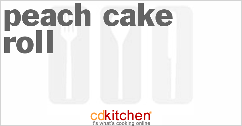 Peach Cake Roll - CDKitchen.com