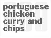 recipe for portuguese chicken curry and chips