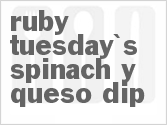 recipe for copycat ruby tuesday's spinach y queso dip