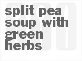recipe for split pea soup with green herbs