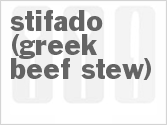 recipe for stifado (greek beef stew)