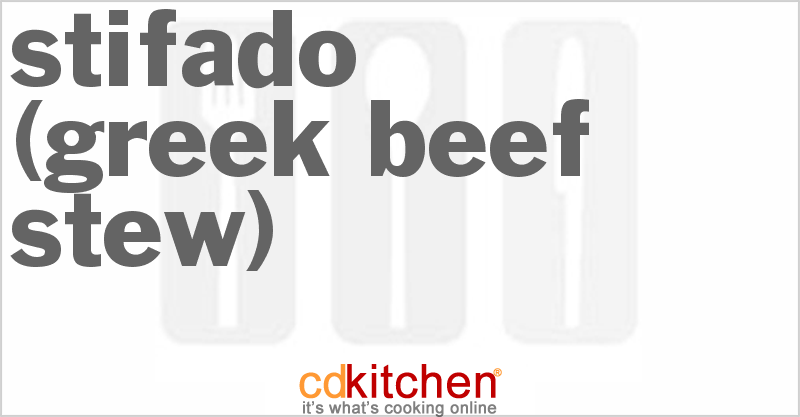 Stifado (Greek Beef Stew) - CDKitchen.com