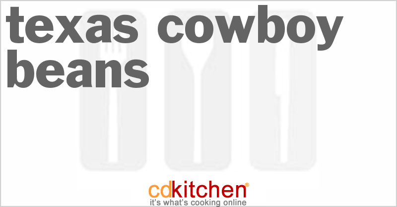 Texas Cowboy Beans - CDKitchen.com