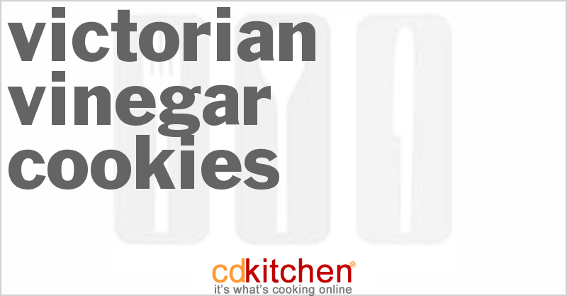 Victorian Vinegar Cookies - CDKitchen.com