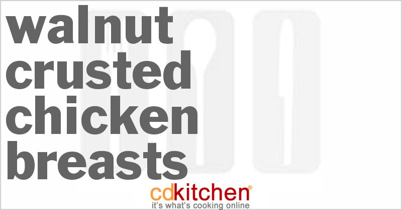 Walnut-Crusted Chicken Breasts - CDKitchen.com