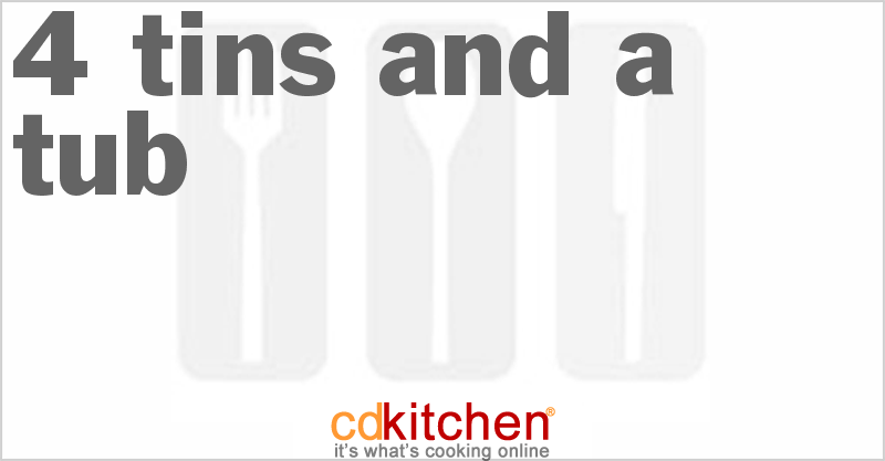 4 Tins And A Tub - CDKitchen.com