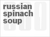 Russian Spinach Soup