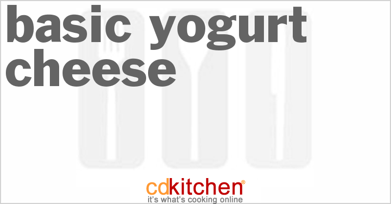 Basic Yogurt Cheese - CDKitchen.com