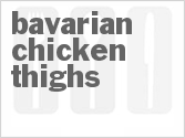 recipe for bavarian chicken thighs