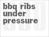 recipe for bbq ribs under pressure