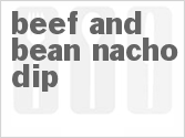 recipe for slow cooker beef and bean nacho dip