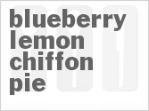 recipe for blueberry lemon chiffon pie
