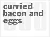 recipe for curried bacon and eggs