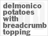 recipe for delmonico potatoes with breadcrumb topping