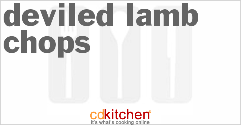 Deviled Lamb Chops - CDKitchen.com