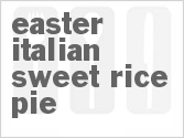 recipe for easter italian sweet rice pie