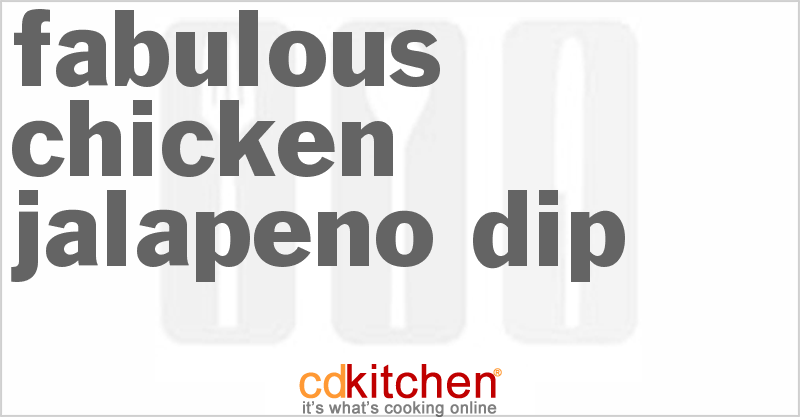 Fabulous Chicken Jalapeno Dip - CDKitchen.com