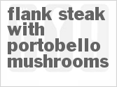 recipe for flank steak with portobello mushrooms