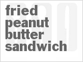 recipe for fried peanut butter sandwich