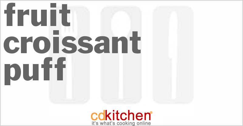 Fruit Croissant Puff - CDKitchen.com