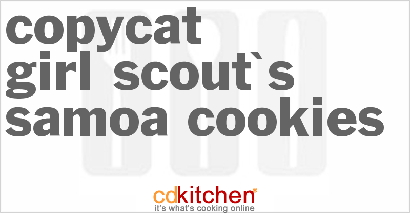 Girl Scout's Samoa Cookies - CDKitchen.com