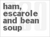 recipe for slow cooker ham, escarole and bean soup