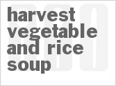 recipe for harvest vegetable and rice soup