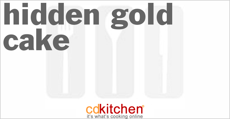 Hidden Gold Cake - CDKitchen.com